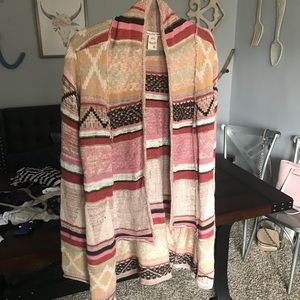 Multi colored cardigan